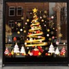 DXTXTJ Extra Large Christmas Window Stickers, 35 * 100cm Christmas