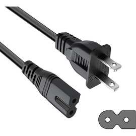 PowerHOOD UL Listed 5ft AC Power Cord Compatible with Bose Solo 10 Series II/Solo 15 Series II TV Sound System 740928-1110 740928-1120 Model 419896 Soundbar Speaker Repalcement Power Charger Cable