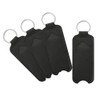 luzen 4Pcs PU Leather Lipstick Lip Balm Case Holder Portable