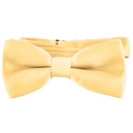 DonDon Elegant Children's Bow Tie with Adjustable Length 9 x 4.5 cm Shiny Silk Look -