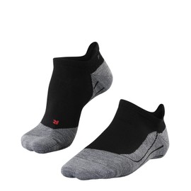 FALKE Men's TK5 Wander Invisible M IN Wool Thin Anti-Blister 1 Pair Hiking Socks, Black (Black-Mix 3010), 9.5-10.5