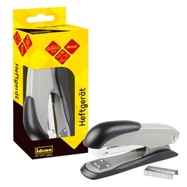Idena 300947 Stapler for Staple Size 24/6 25 Sheet Capacity Grey