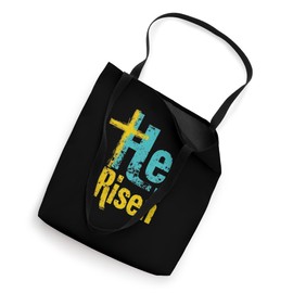 Easter He Is Risen Christian Tote Bag