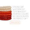 [SHUGOS] Spiral Hair Ties, Cute Tele Phone Ponytail Holder Plastic