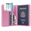 COCO ROSSI Passport Holder Cover,Traveling Passport Case Cute Passport Wallet