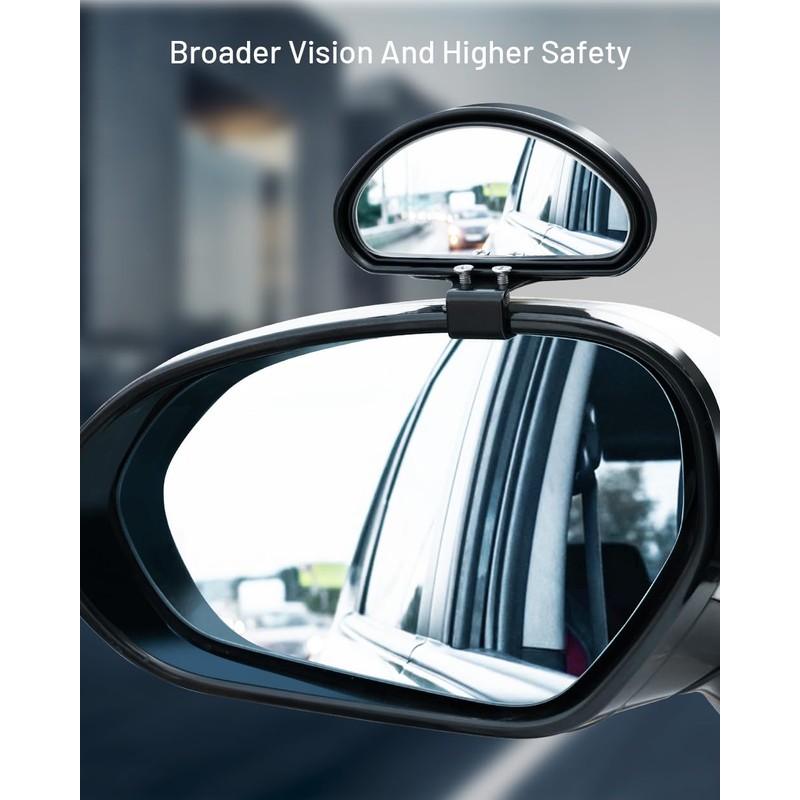 Blind Spot Mirrors, Adjustable Car Auxiliary Universal Wide Angle Mirror
