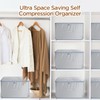 AiQInu Ultra Space Saving Self-Compressing Organiser, Self-Compression Organiser, Bag Storage