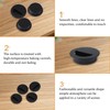 MOROBOR Hidden Concealed Recessed Sliding Door Pull Handles, 2pcs Black