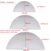 Garayma Ripple Shape Arch Window Pleated Blinds Half Circle Window