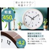 IRIS PLAZA Wall Clock Radio Controlled Clock Natural Diameter 25
