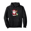 Santa Claus Reindeer Elf Holiday Christmas Pullover Hoodie