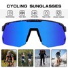 QLIFE Polarized Sports Glasses for Men Women, UV400 Protection Cycling