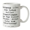 Mr. & Mrs. Panda Tasse Spruch 1934 Geburtstag - Geschenk,