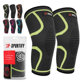 SPORTIFY - 2 Rodilleras de Compresión Ortopedicas para Dolor de Rodillas