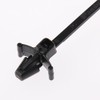 pandouitto Pusher Type Nylon Cable Ties Weather Resistant Black plwp1s