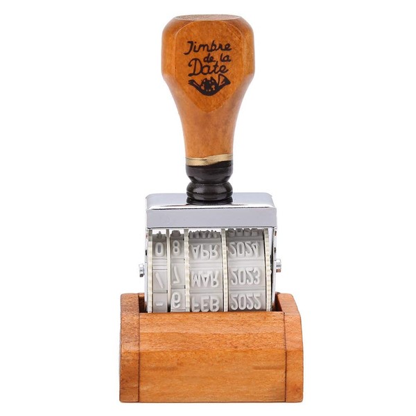 Rubber Date Stamp, Retro Roller Date Stamp Date Stamps Day