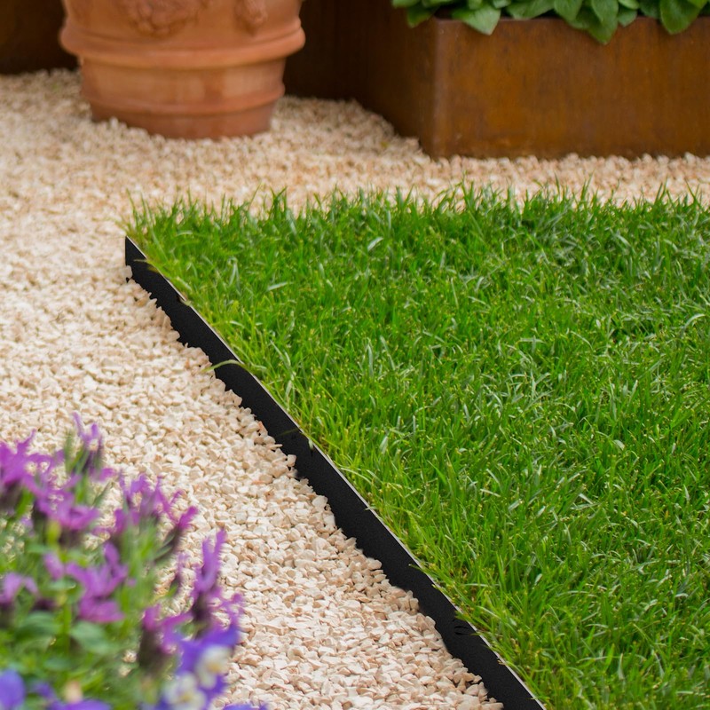 Worth Garden 10-Pack Galvanized Steel Landscape Lawn Edging - 4.5in