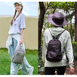 Mini Hiking Lightweight Waterproof Backpack Purse for Women and Men,Travel Backpack 5.7L