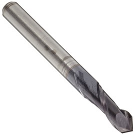 Melin Tool AMG-DP Carbide Drill Mill, AlTiN Monolayer Finish, 30 Deg Point Angle, 2 Flutes, 1.5" Overall Length, 0.125" Cutting Diameter, 0.125" Shank Diameter
