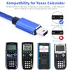 Jonfolk USB Power and Data Cable for Texas Instruments TI-84