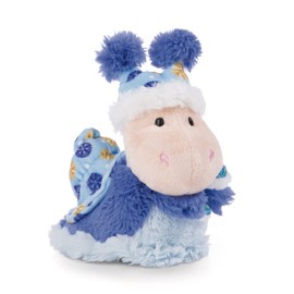 NICI Sille 49309 Cuddly Toy Snail 17 cm Blue Standing Sustainable Soft Toy Made of Soft Plush, Cute Plush Toy for Cuddling and Playing, for Children and Adults, Great Gift Idea