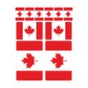 Canada Flag Stickers Set of 10 | Canada Car Sticker