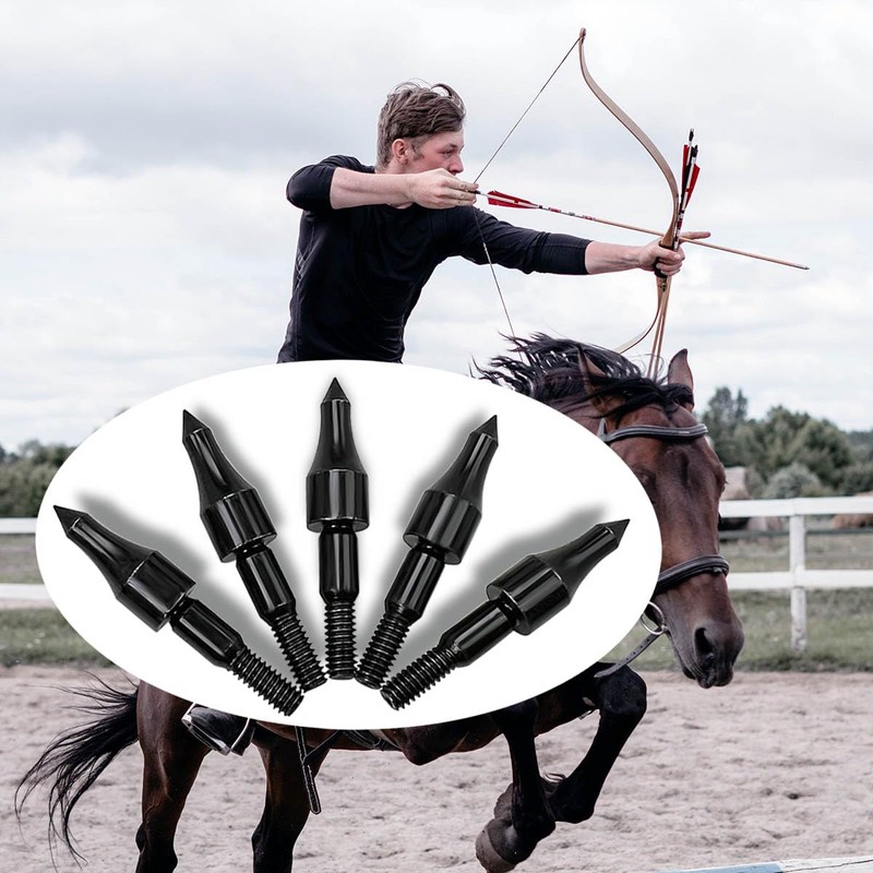 Qoaimu 100 Grain Archery Arrow Field Points Field Tips, High