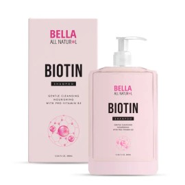 All-Natural Biotin Shampoo with Pro Vitamin B5 – Strengthens, Nourishes & Promotes Healthy Hair Growth, Sulfate-Free Hair Care