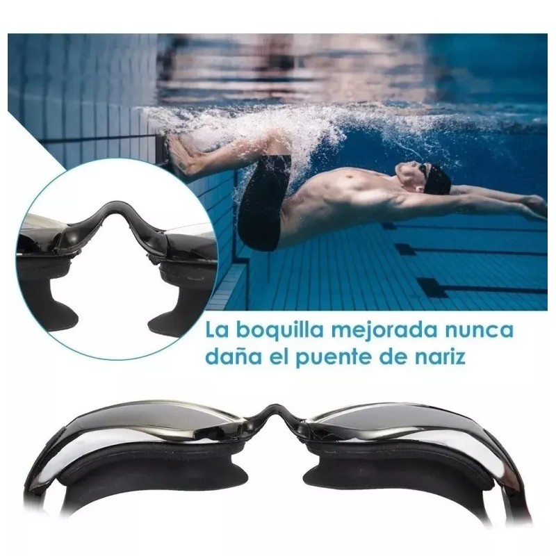 Dolores Gafas De Natación Sin Fugas Protección Uv Antiempaño Gogles