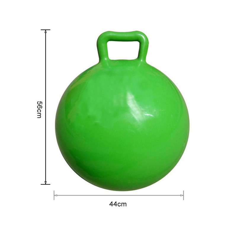 Pure Color Inflatable Bouncing Ball Kids Jumping Hop Ball with