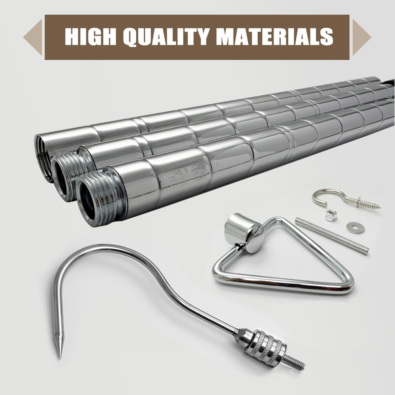 Alaisee Complete Ladder Pull Down System Kit, Attic Pull System