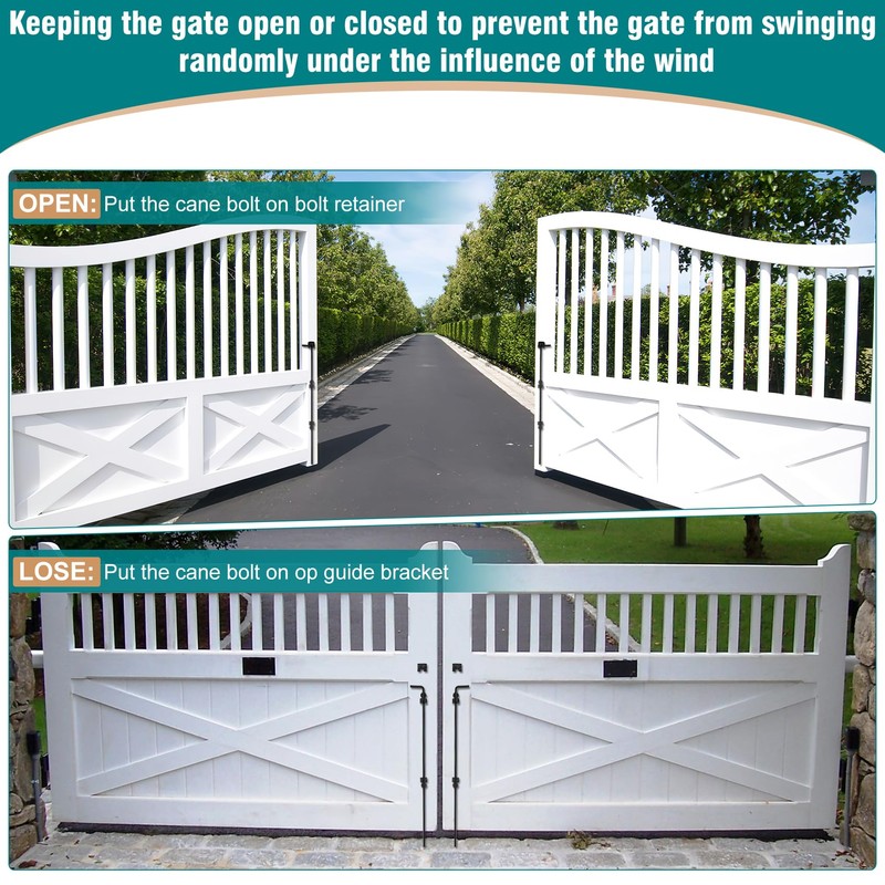 36 Inch Heavy Duty Gate Drop Rod for Gates,Gate Cane