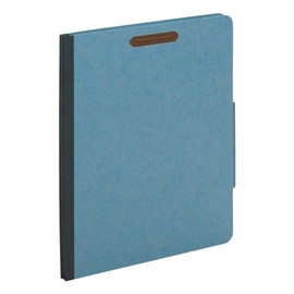 Office Depot Classification Folders, Folder Organizer, 2 1/2in. Expansion, Letter Size, 2 Dividers, Blue, Pack Of 5, OM01727