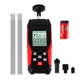 HFS(R) Tachometer Contact & Non-Contact Digital Tachometer, Non-Contact 3~100000RPM & Contact 3~19999RPM, High Accuracy RPM Tachometer