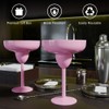 Valentine Vacuum Sealed Margarita Glass with Lid Break-Resistant Stainless Steel
