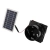 10W 12V Solar Powered Exhaust Fan for Round Pipe ABS