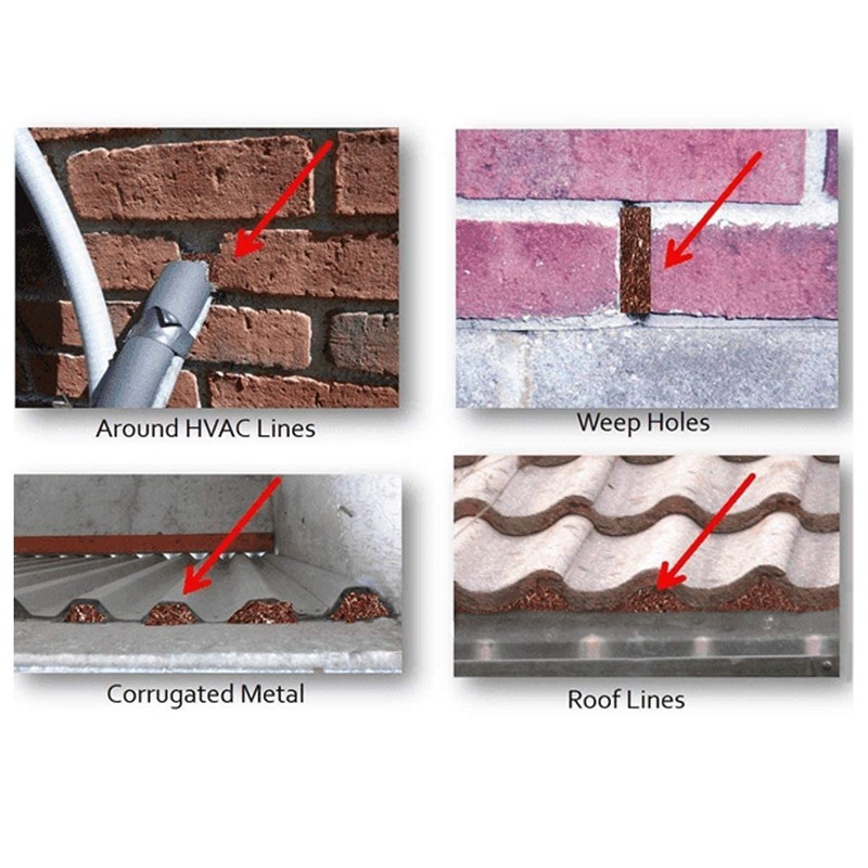 Copper Mesh Roll Sturdy 4 x 40 Pure Copper Stuff-fit