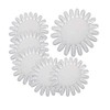 DNHCLL 10PCS White Acrylic Wheel False Nail Art Tips Practice