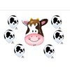 Cow print Birthday Party Baby Shower Farm Balloons Decorations Supplies