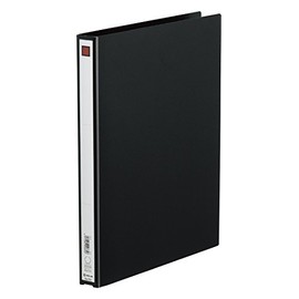 King Jim Economy 611 A4 Ring File, 140 Count, Black