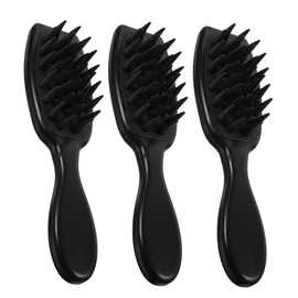 NOLITOY 3Pcs Scalp Brush Durable Shower Hair Washing and Massage Comb for Deep Cleaning Convenient Scalp Massager Scrubber Lightweight and Travel Friendly Hair Care Tool