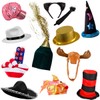Funny Party Hats 6 Assorted Dress Up Costume & Party