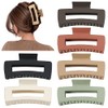 Sisiaipu 4 Inch Big Hair Clips 6 Pcs claw clips