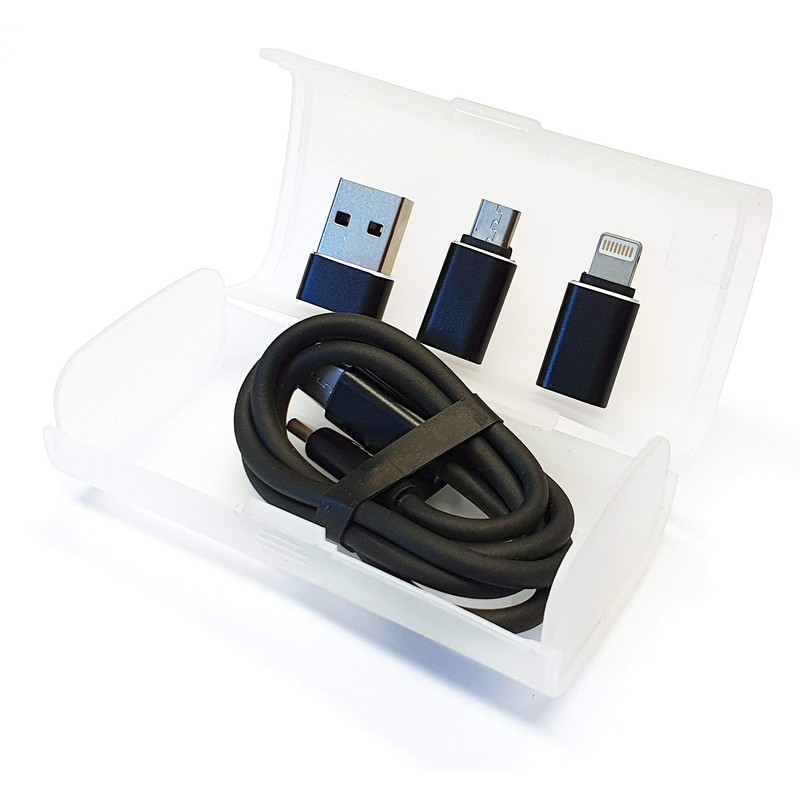 fonefunshop Universal Phone Charging Cable Set, Budi Fast Charging And