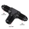 Podavelle 3AN Male Flare Tee to 1/8 NPT on Side