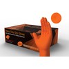 Heavy Duty Super Strong Orange Grip Nitrile Gloves PF 8