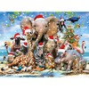 Traditional Advent Calendar - Animals Christmas Hats - 24 Doors