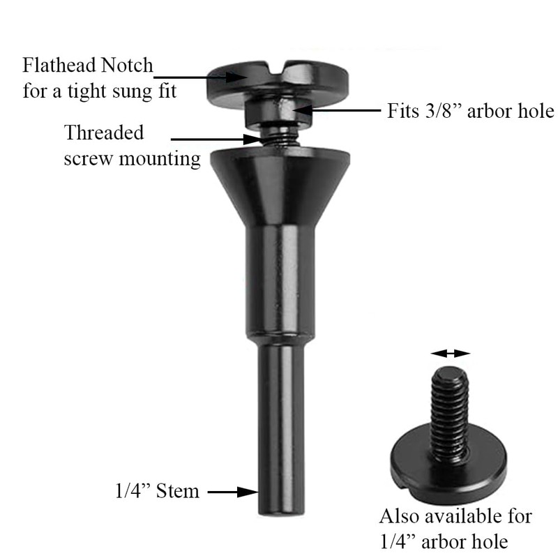 5Pcs 3 inch Cut Off Wheels with 1/4 in Mounting