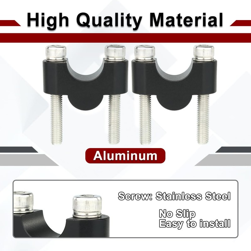 Xitomer 22mm Handlebar Risers 7/8’’ Motorcycle ATV Dirt Bike Handlebar