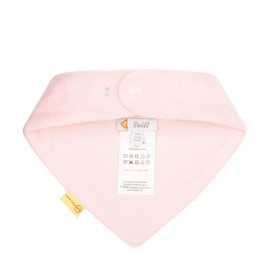 Steiff Unisex Baby Basic Neckerchief, Silver pink